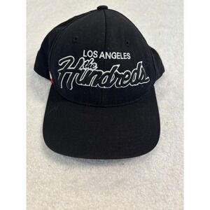 The Hundreds Los Angeles Snapback Hat Black Embroidered Logo Streetwear Cap‎